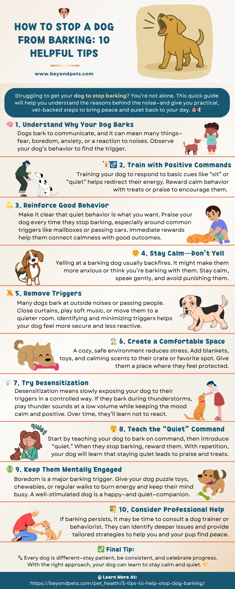10 Tips to Help Stop Dog Barking 3 How to Stop a Dog from Barking 10 Helpful Tips