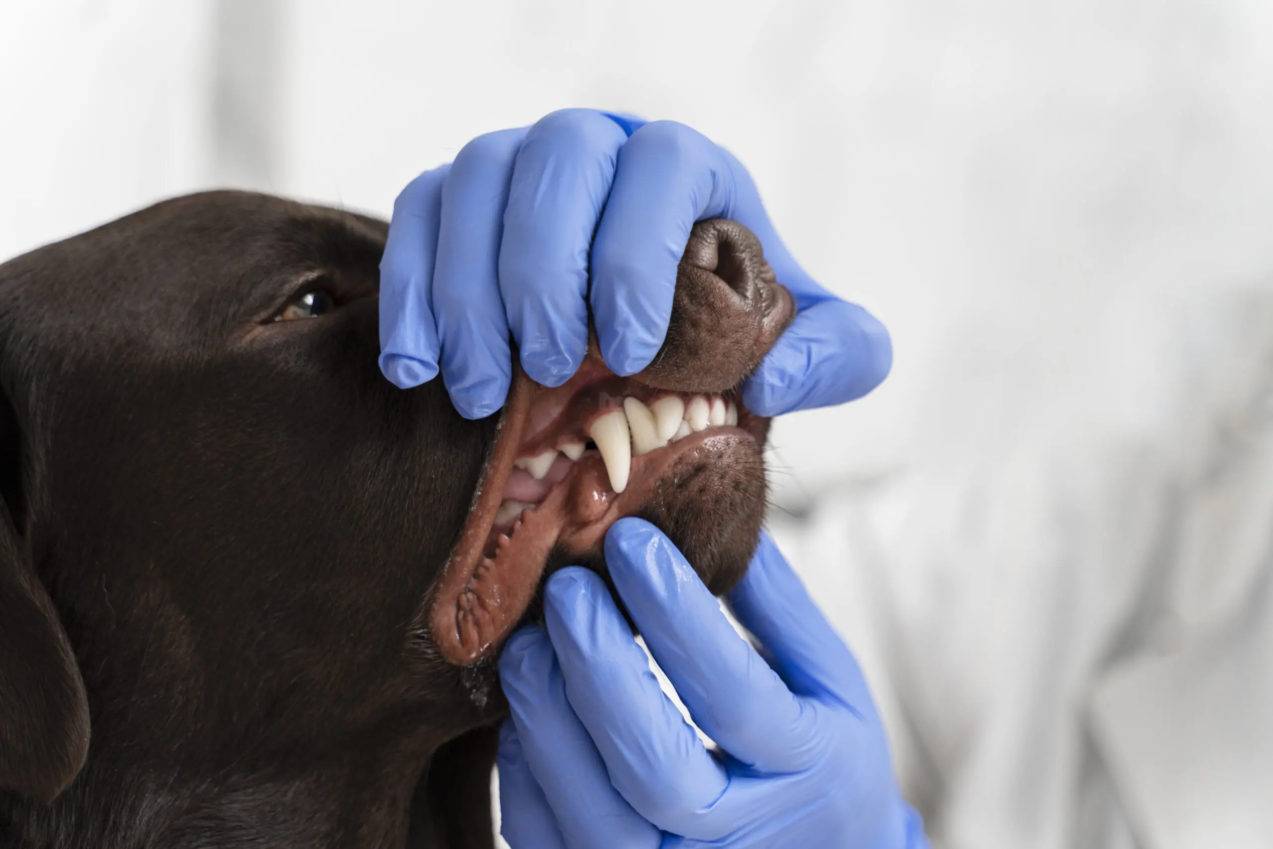 close up hands checking dog s mouth 1 scaled