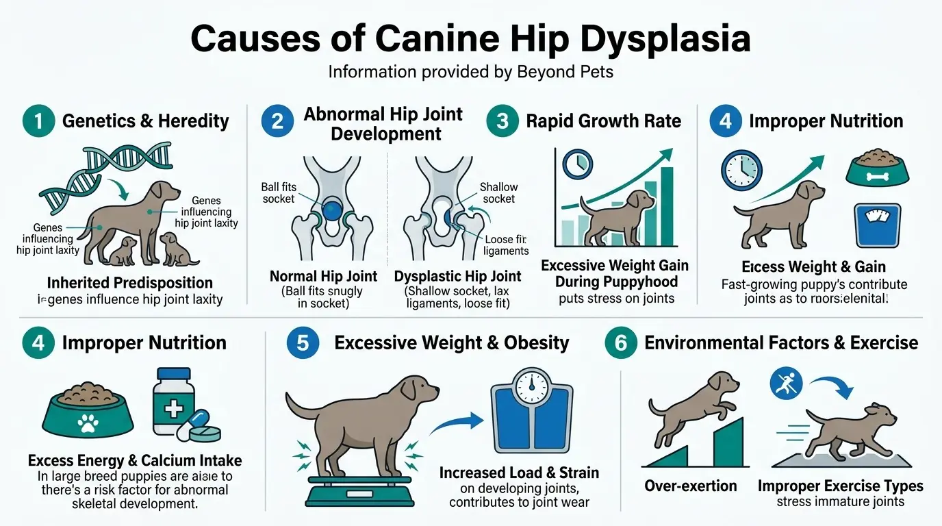 Canine Hip Dysplasia 1 Causes of Canine Hip Dysplasia in Canine Hip Dysplasia