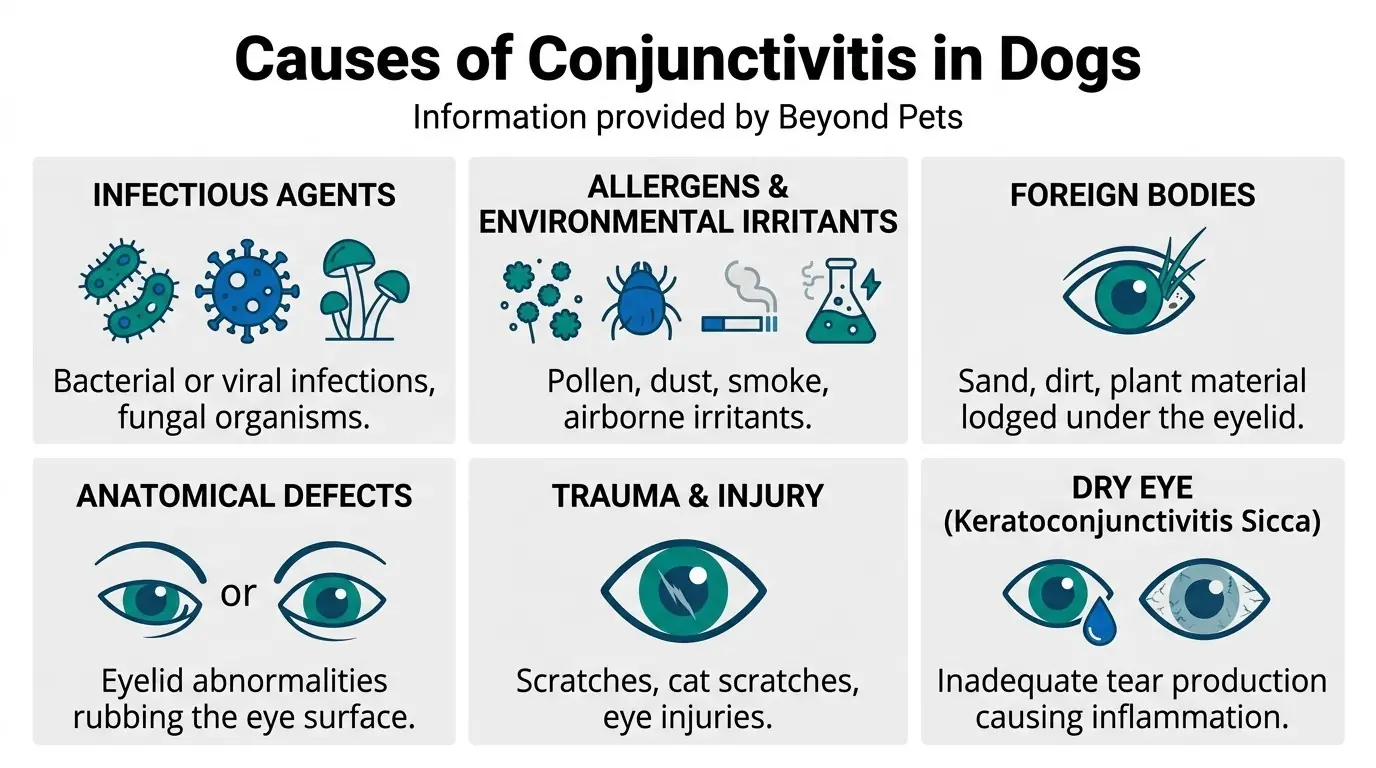 Causes of Conjunctivitis in Dogs in What is Conjunctivitis in Dogs?