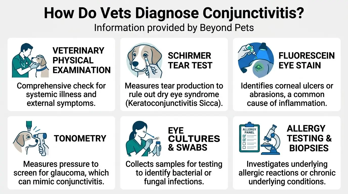 How Do Vets Diagnose Conjunctivitis? in What is Conjunctivitis in Dogs?