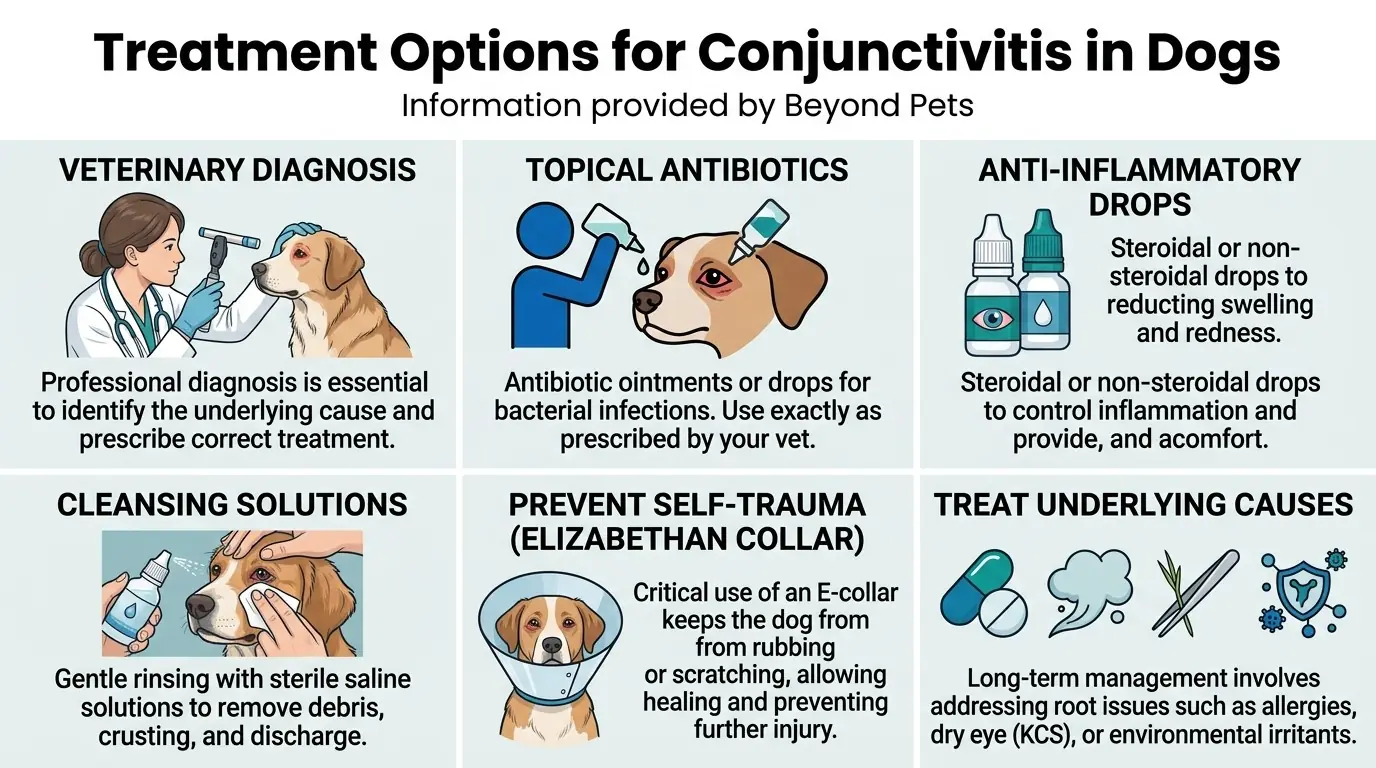 Treatment Options for Conjunctivitis in Dogs in What is Conjunctivitis in Dogs?