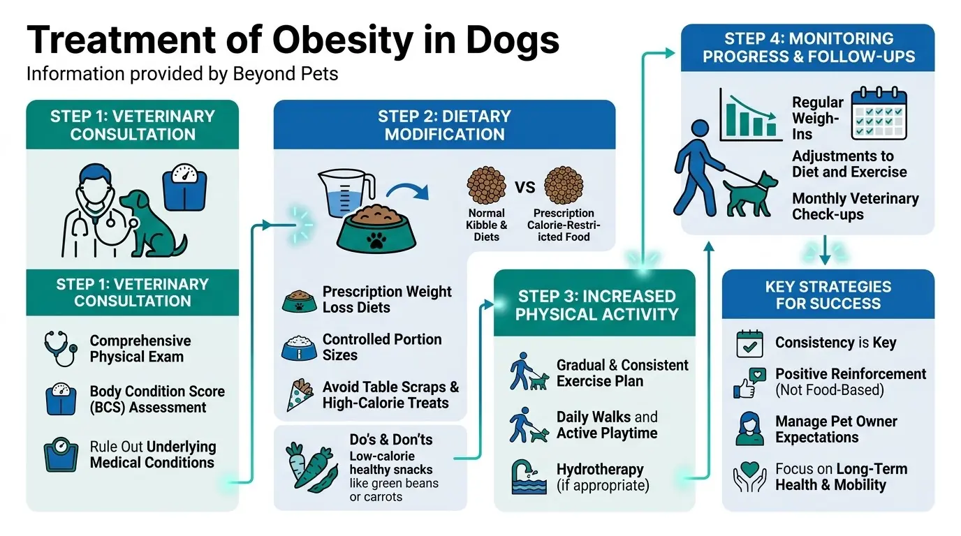 Treatment of Obesity in Dogs in Diving into Canine Obesity: Causes, Risks, and Management