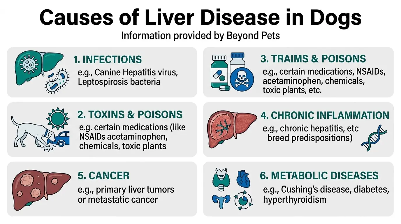 What is Liver Disease in Dogs? 1 Causes of Liver Disease in Dogs in What is Liver Disease in Dogs?