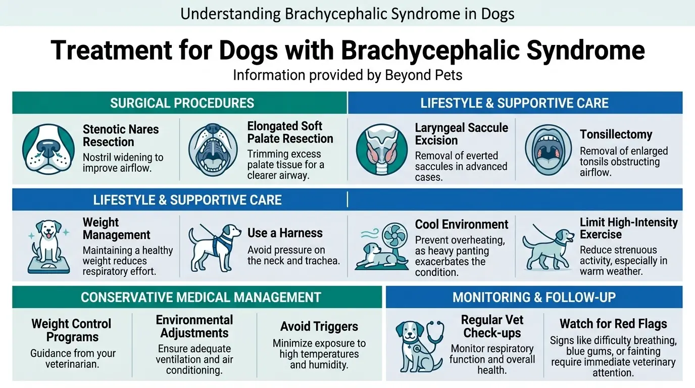 Treatment for Dogs with Brachycephalic Syndrome in Understanding Brachycephalic Syndrome in Dogs