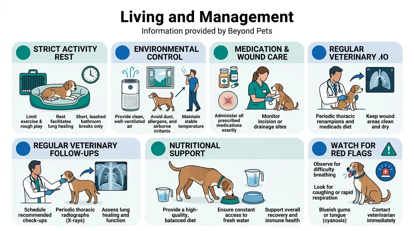 Living and Management in Pneumothorax in Dogs: Causes, Symptoms, and Treatment Explained