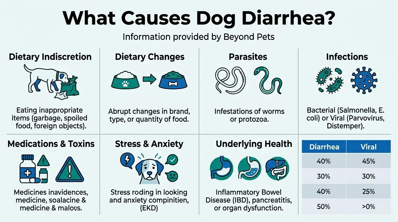 What Causes Dog Diarrhea? in What is Diarrhea in Dogs?