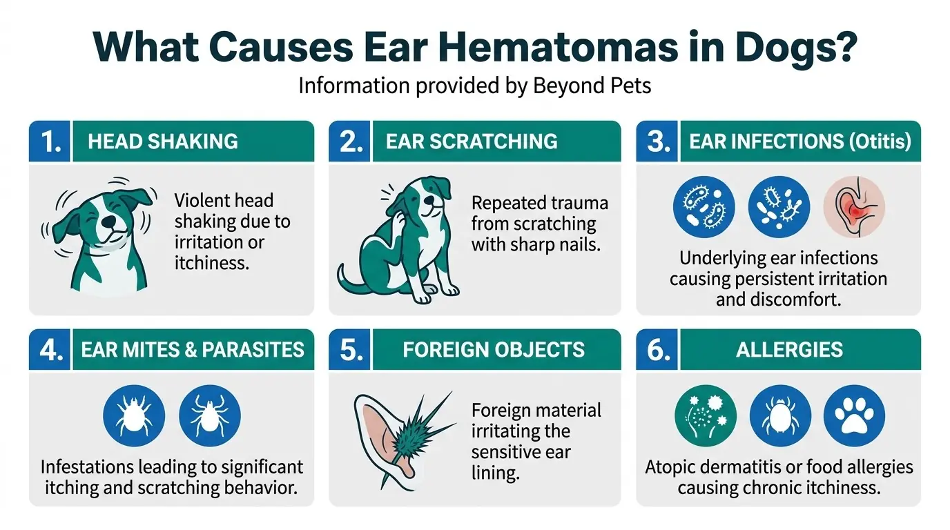 What Causes Ear Hematomas in Dogs? in What Is Aural Hematoma in Dogs?