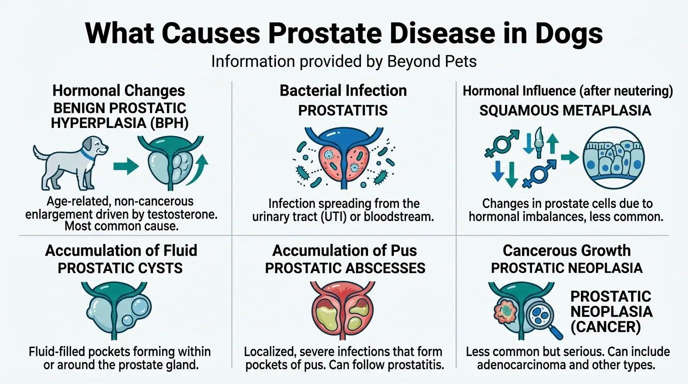 What Causes Prostate Disease in Dogs in What is Prostate Disease in Dogs?