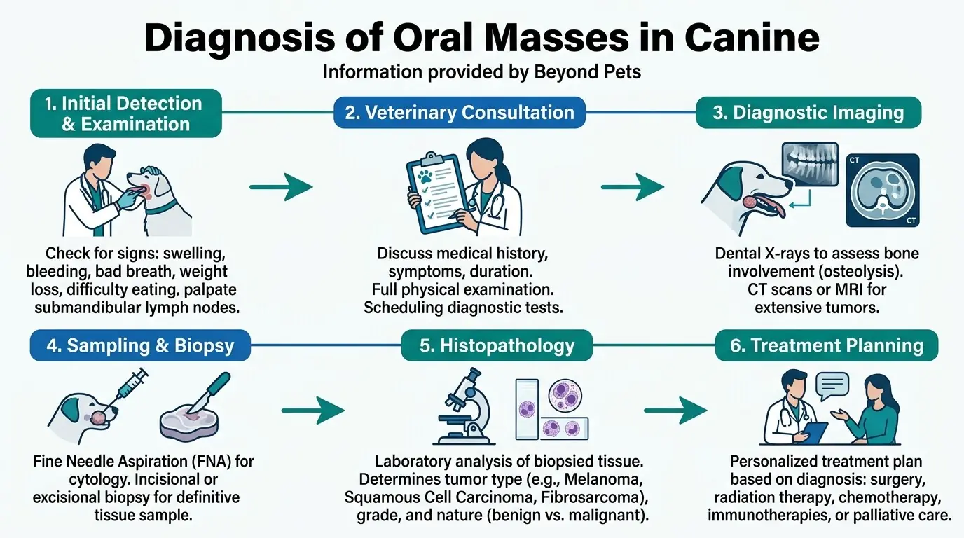 Diagnosis of Oral Masses in Canine in What Are Oral Masses in Dogs?
