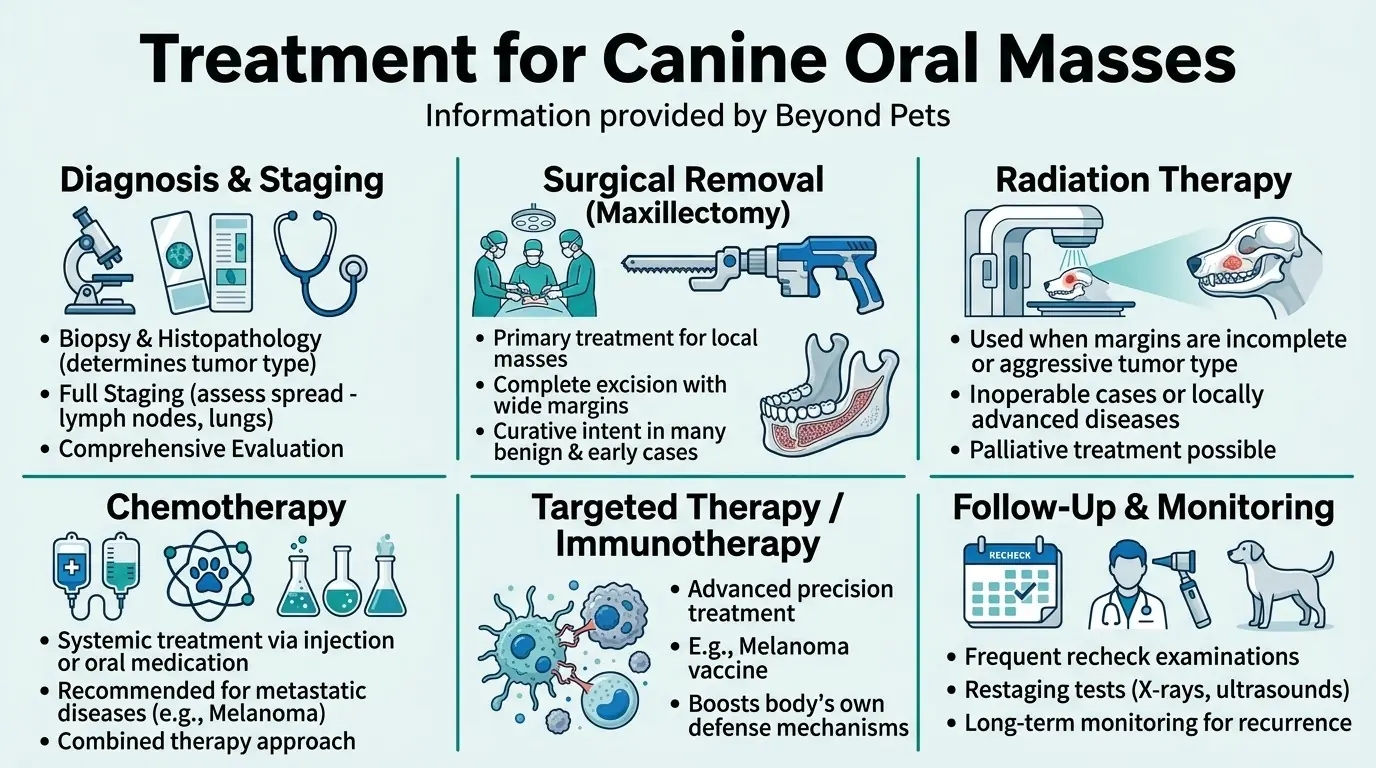 Treatment for Canine Oral Masses in What Are Oral Masses in Dogs?
