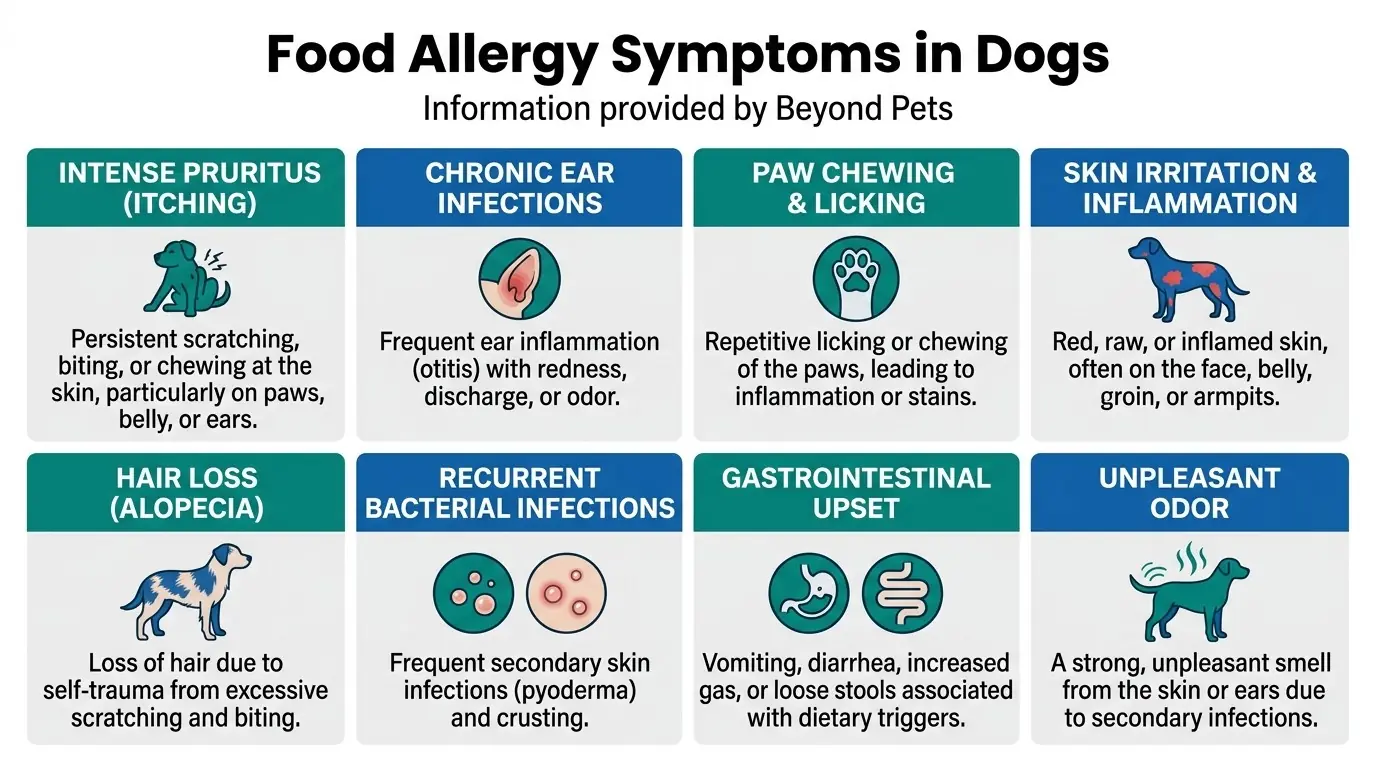 Food Allergy Symptoms in Dogs in What are Food Allergies in Dogs?
