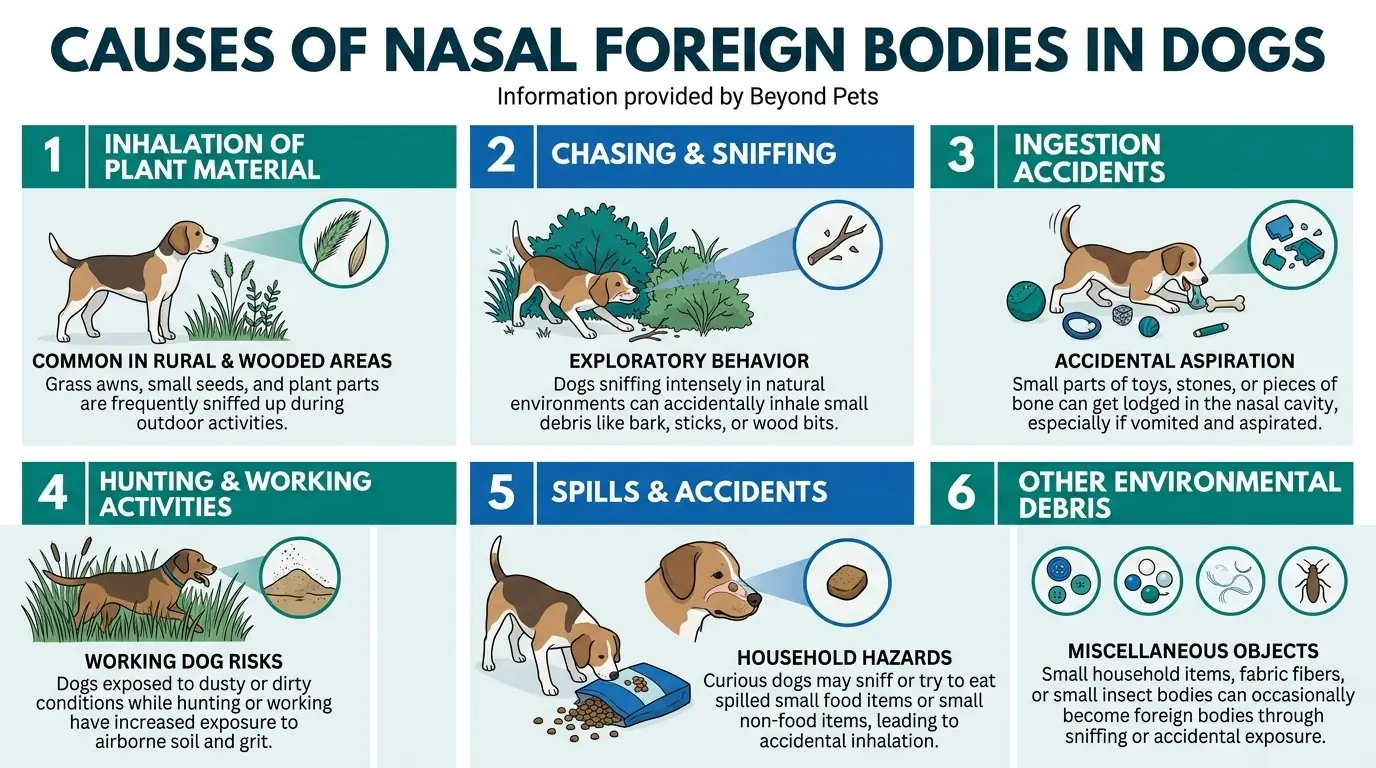 Causes of Nasal Foreign Bodies in Dogs in What are Nasal Foreign Bodies in Dogs?