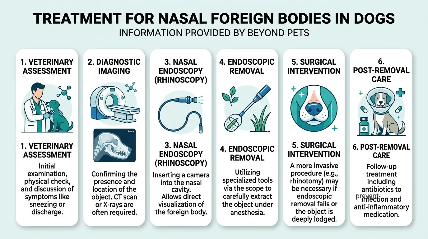 Treatment for Nasal Foreign Bodies in Dogs in What are Nasal Foreign Bodies in Dogs?