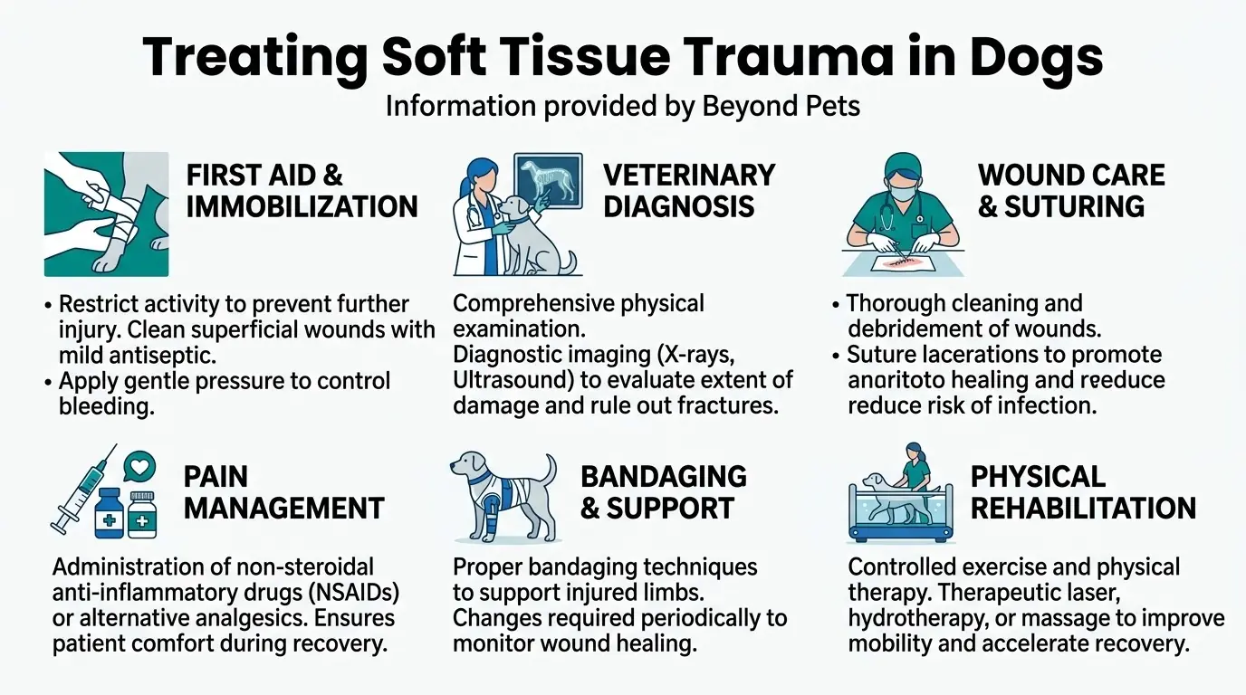Treating Soft Tissue Trauma in Dogs in What is Soft Tissue Trauma in Dogs?