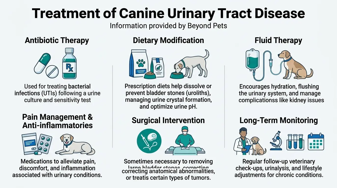 Treatment of Canine Urinary Tract Disease in What is Urinary Tract Disease in Dogs?