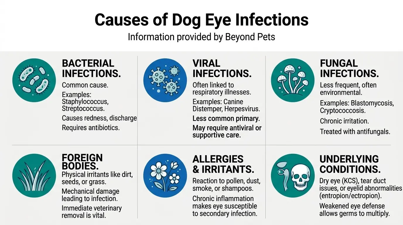 Causes of Dog Eye Infections in What is an Eye Infection in Dogs?