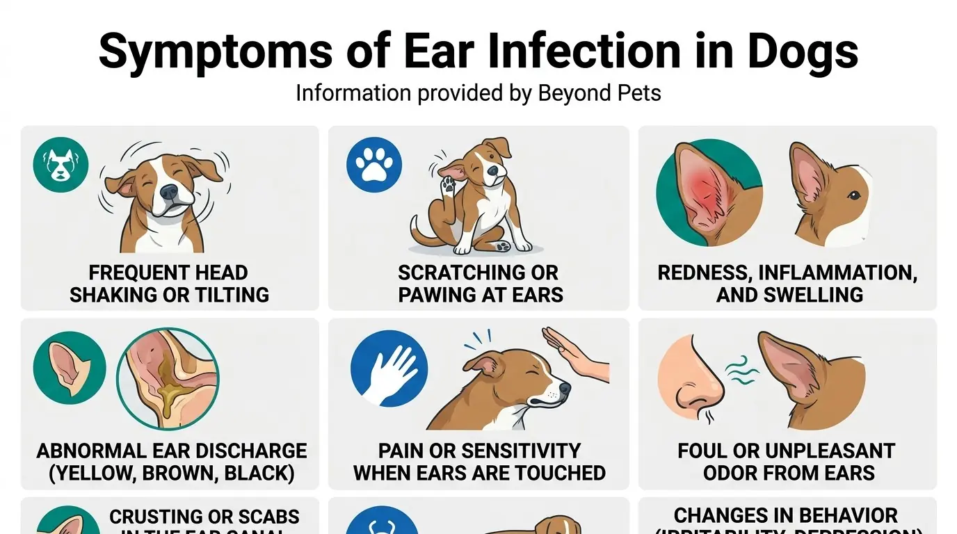 Symptoms of Ear Infection in Dogs in What is Ear Infection in Dogs?