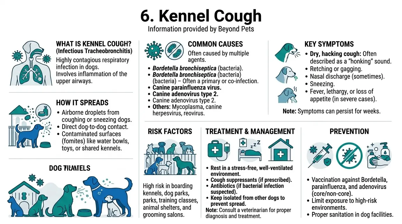 6. Kennel Cough in Common Infectious Diseases in Dogs: Top 10 Infections to Know
