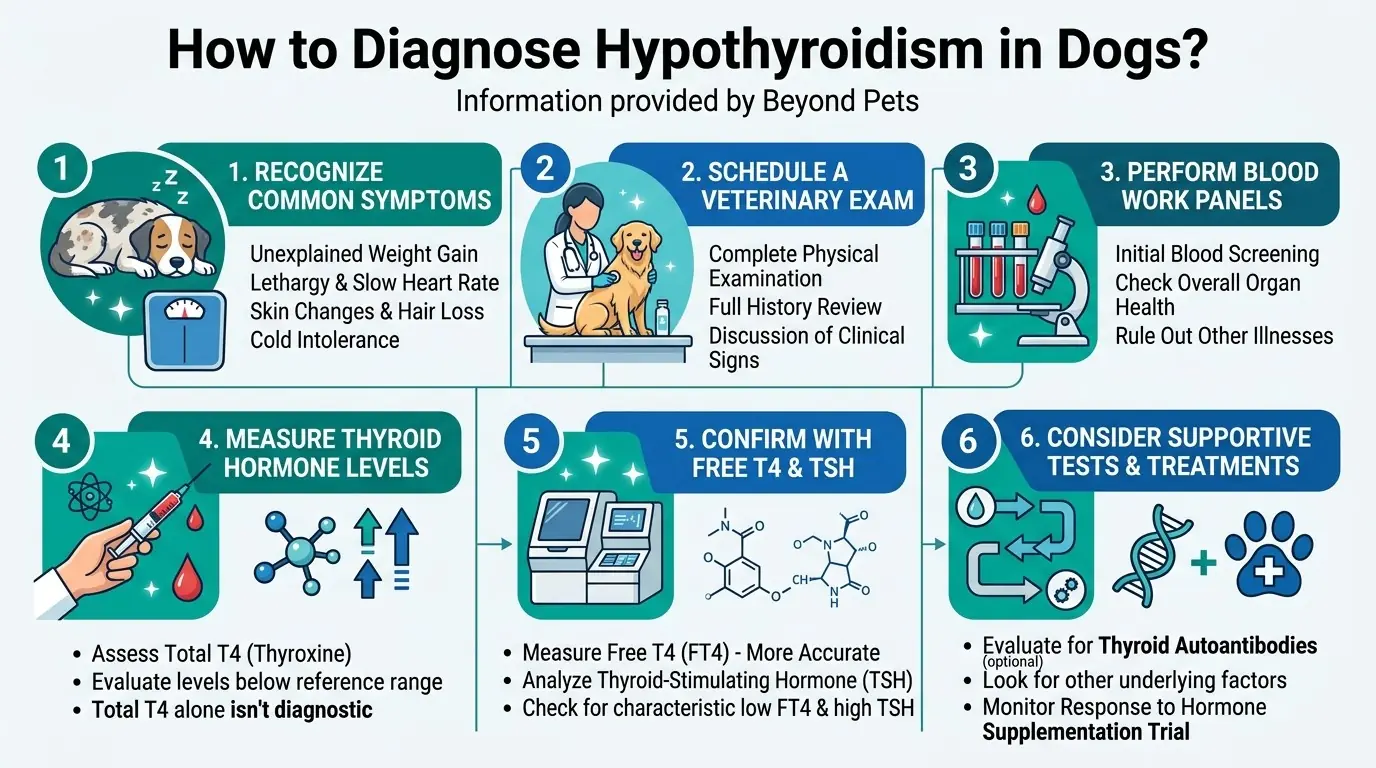 How to Diagnose Hypothyroidism in Dogs? in What is Hypothyroidism in Dogs?