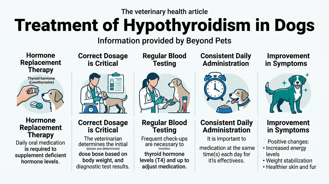 Treatment of Hypothyroidism in Dogs in What is Hypothyroidism in Dogs?