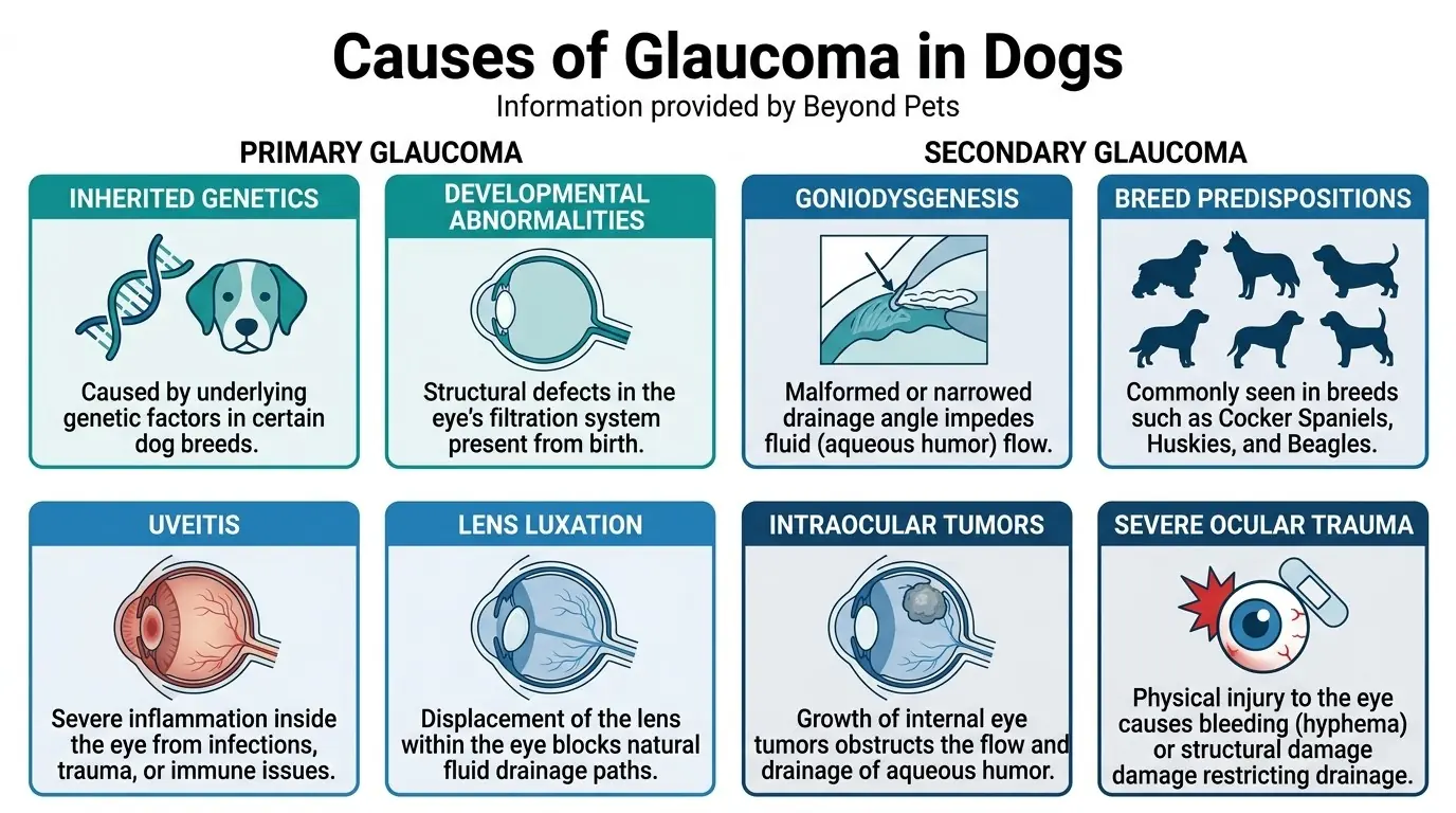Causes of Glaucoma in Dogs in Glaucoma in Dogs: Causes, Symptoms, Treatment
