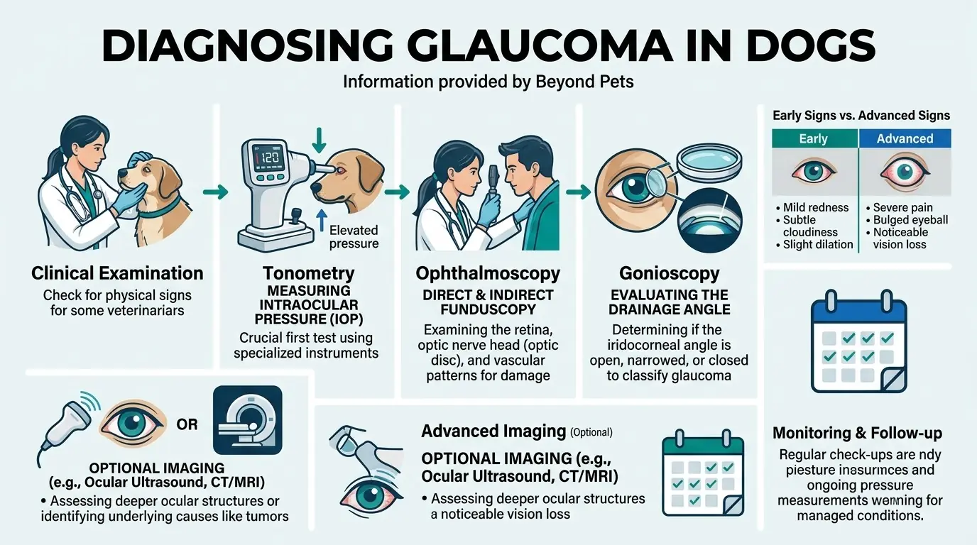 Diagnosing Glaucoma in Dogs in Glaucoma in Dogs: Causes, Symptoms, Treatment