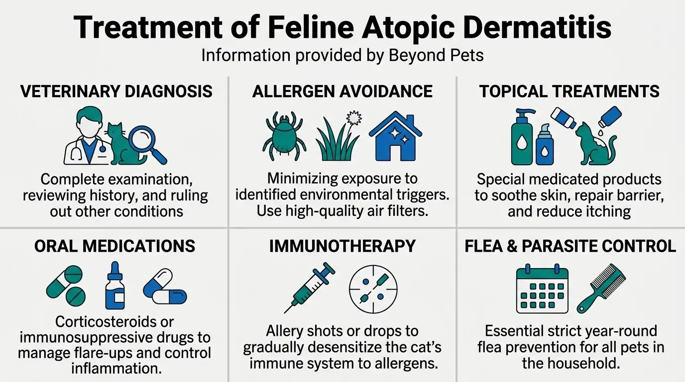 Treatment of Feline Atopic Dermatitis in What Is Atopic Dermatitis in Cats?