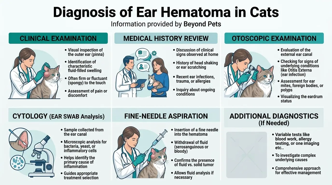 What is Aural Hematoma in Cats? 3 Diagnosis of Ear Hematoma in Cats in What is Aural Hematoma in Cats?