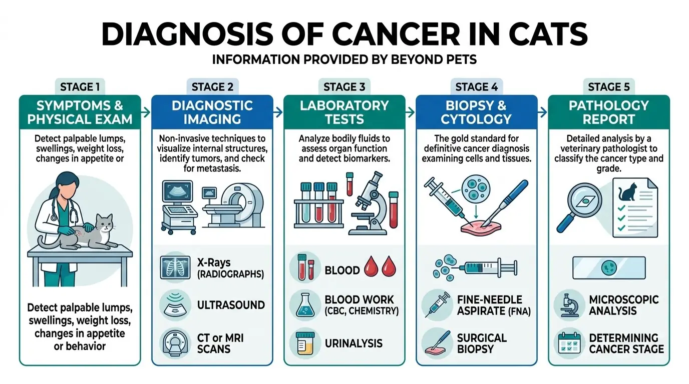 Diagnosis of Cancer in Cats in What is Cancer in Cats?