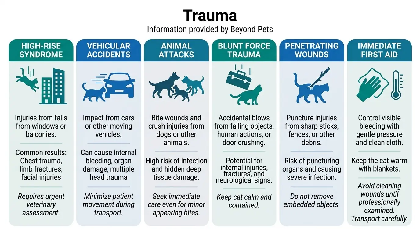 Trauma in What are Common Emergencies in Cats