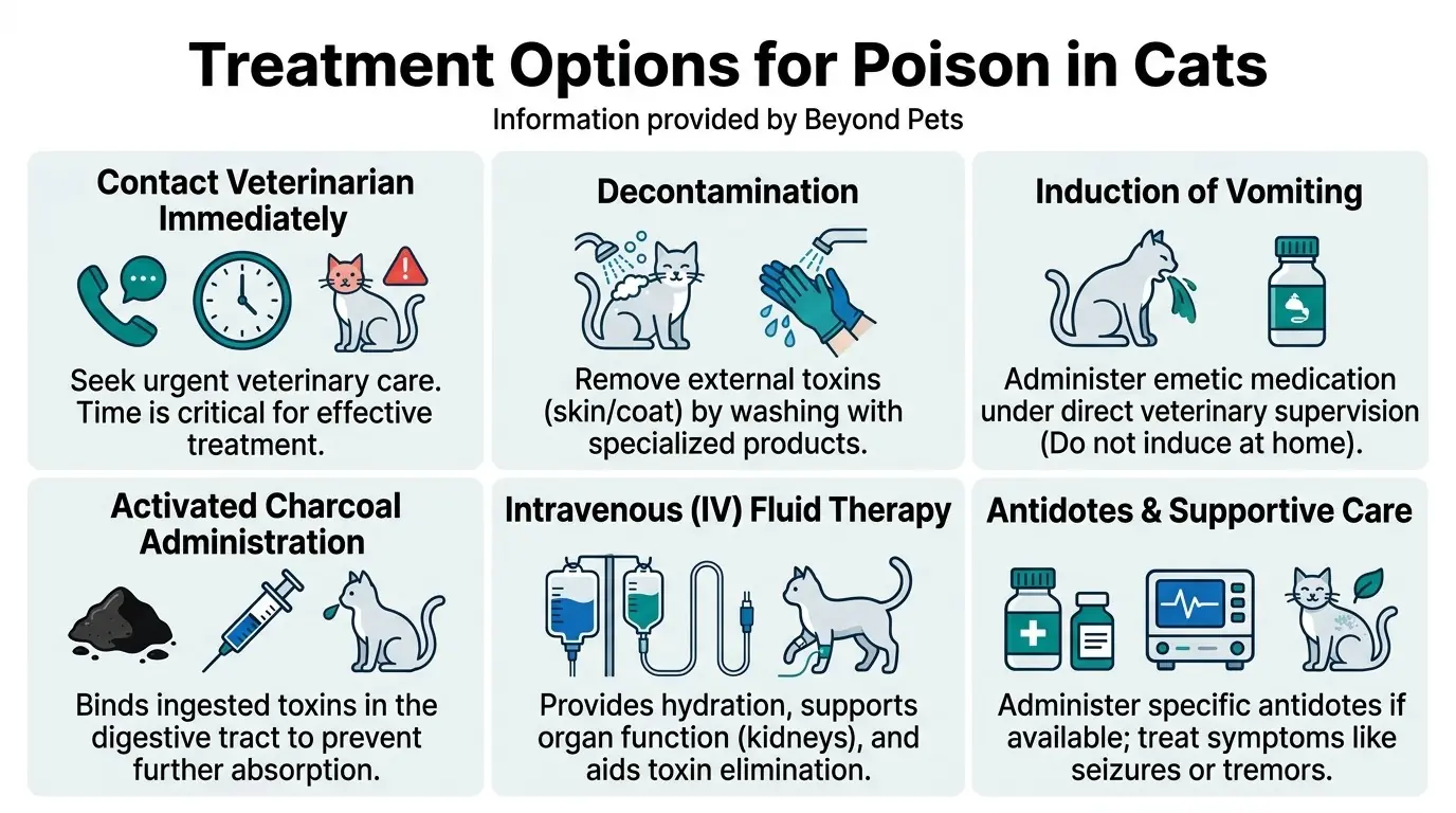 Treatment Options for Poison in Cats in What are Common Poisons in Cats