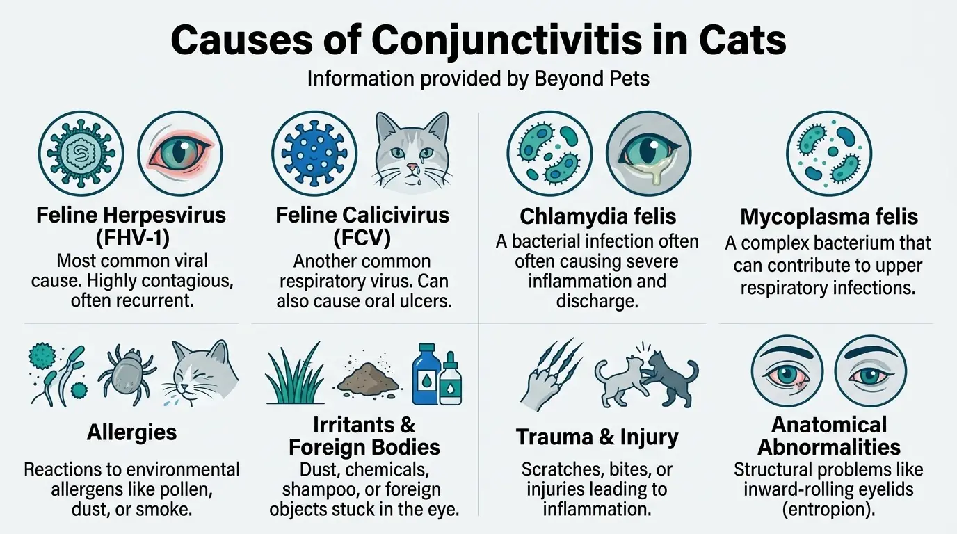 Causes of Conjunctivitis in Cats in What is Conjunctivitis in Cats?