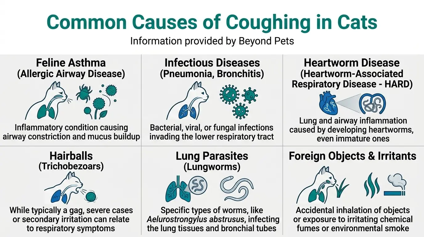 Common Causes of Coughing in Cats in What is Coughing in Cats