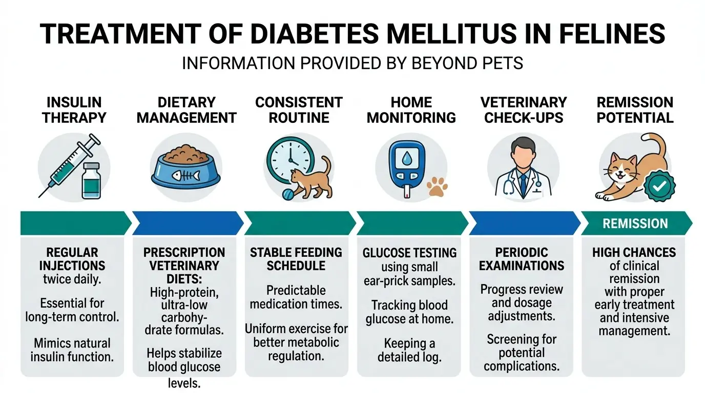 Treatment of Diabetes Mellitus in Felines in What is Diabetes Mellitus in Cats?
