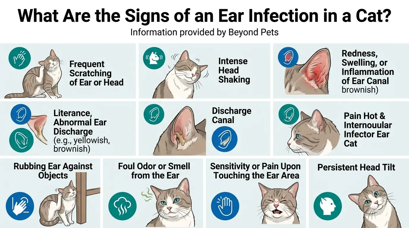 What Are the Signs of an Ear Infection in a Cat? in What is an Ear Infection in Cats?