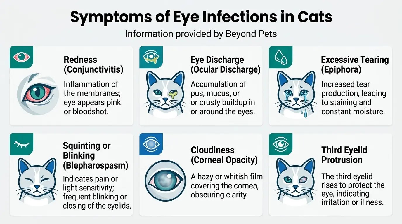 Symptoms of Eye Infections in Cats in What are Eye Infections in Cats?