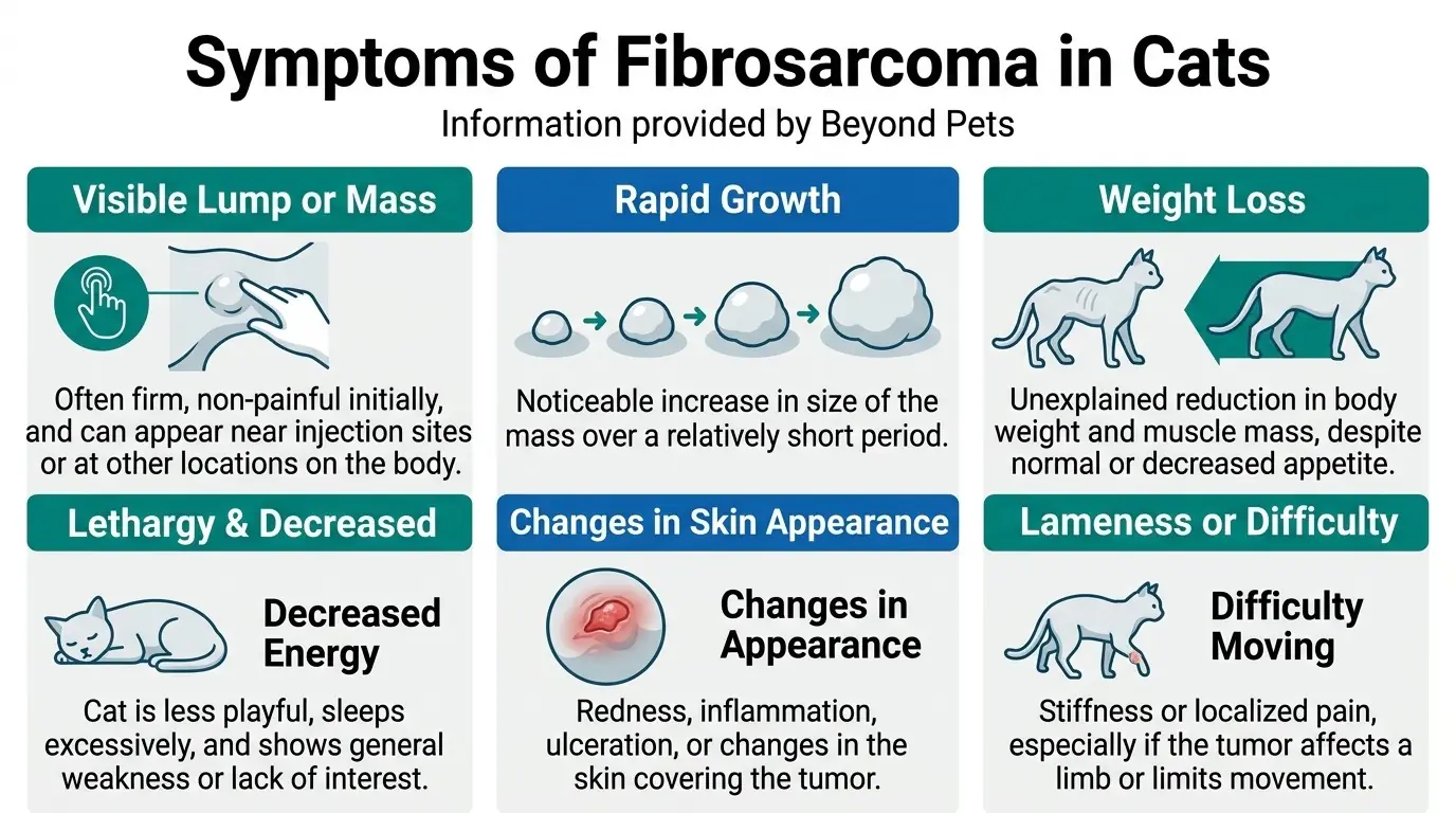 Symptoms of Fibrosarcoma in Cats in What is Fibrosarcoma in Cats?