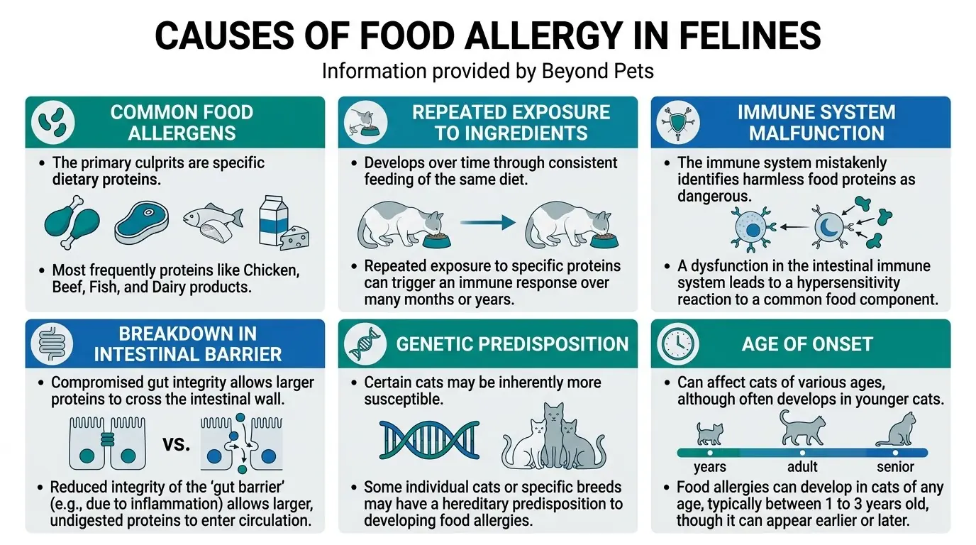 Causes of Food Allergy in Felines in What are Food Allergies in Cats