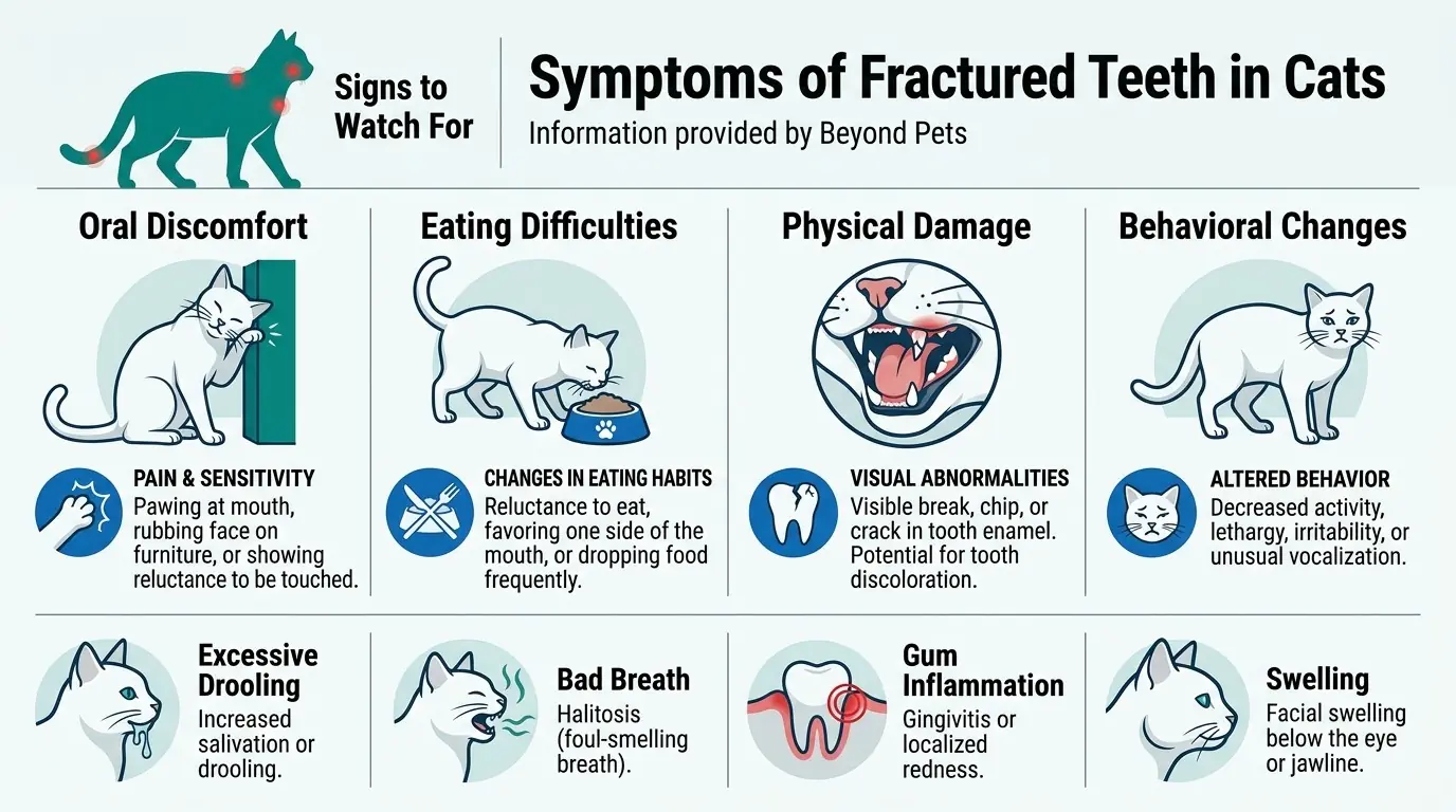 Symptoms of Fractured Teeth in Cats in What are Fractured Teeth in Cats