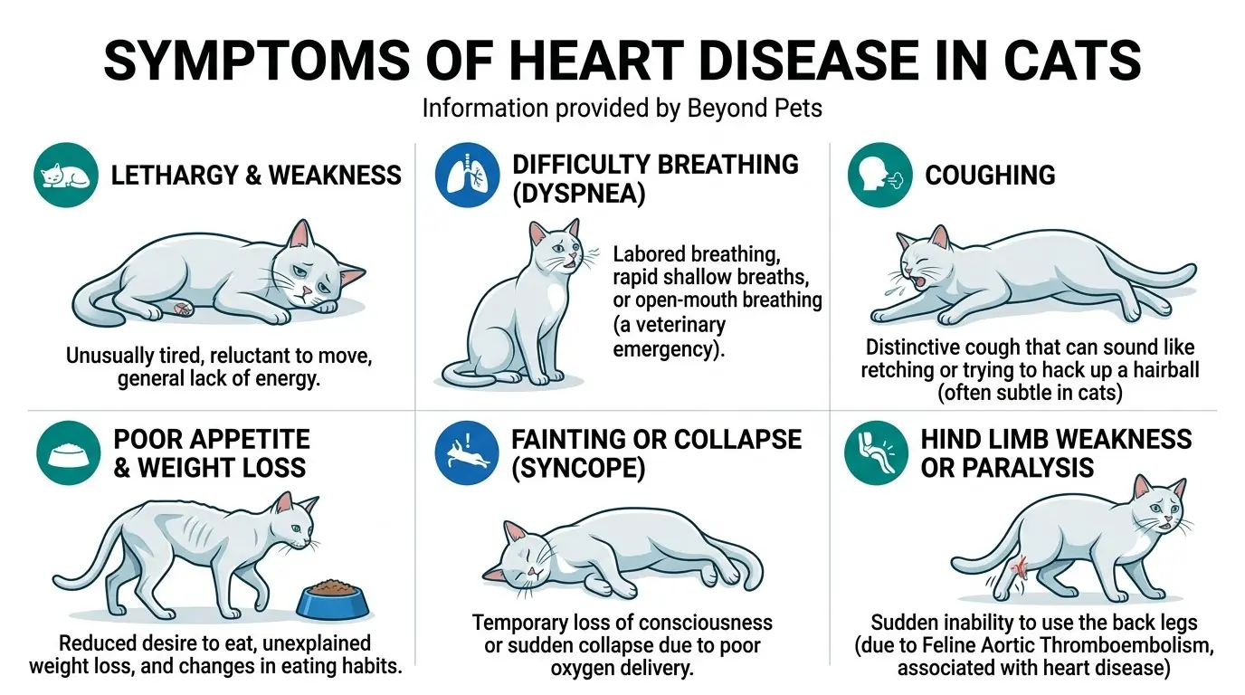 Symptoms of Heart Disease in Cats in What is Heart Disease in Cats?