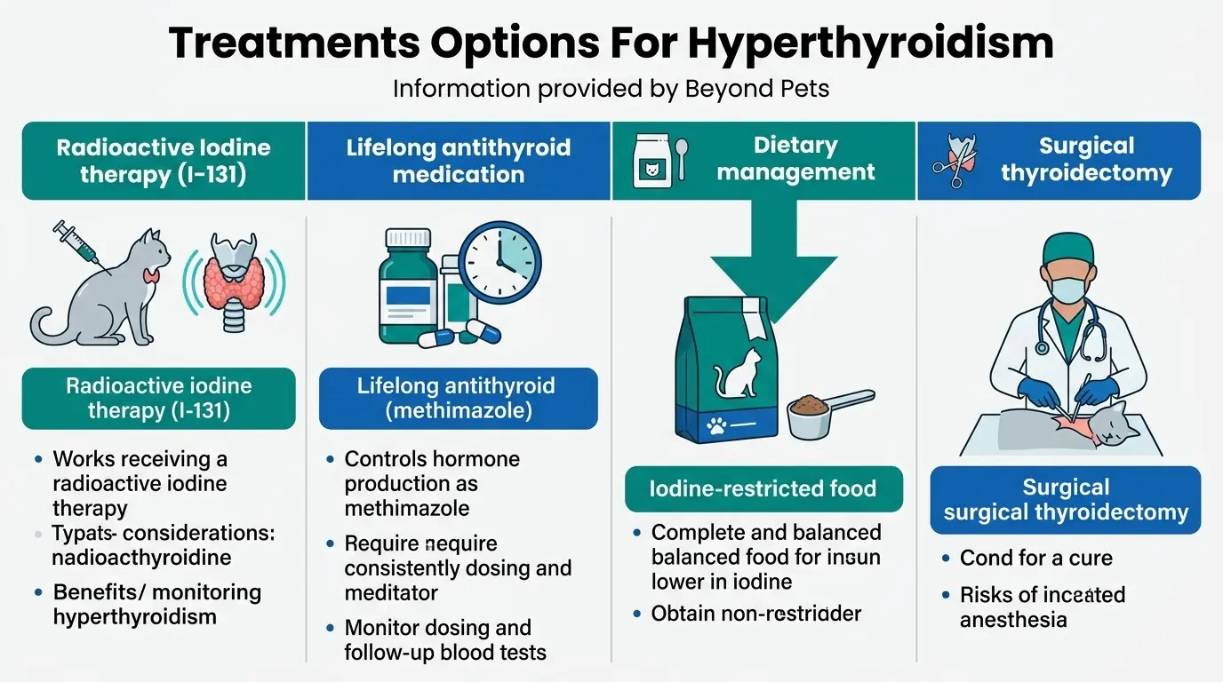 Treatments Options For Hyperthyroidism in What is Hyperthyroidism in Cats?