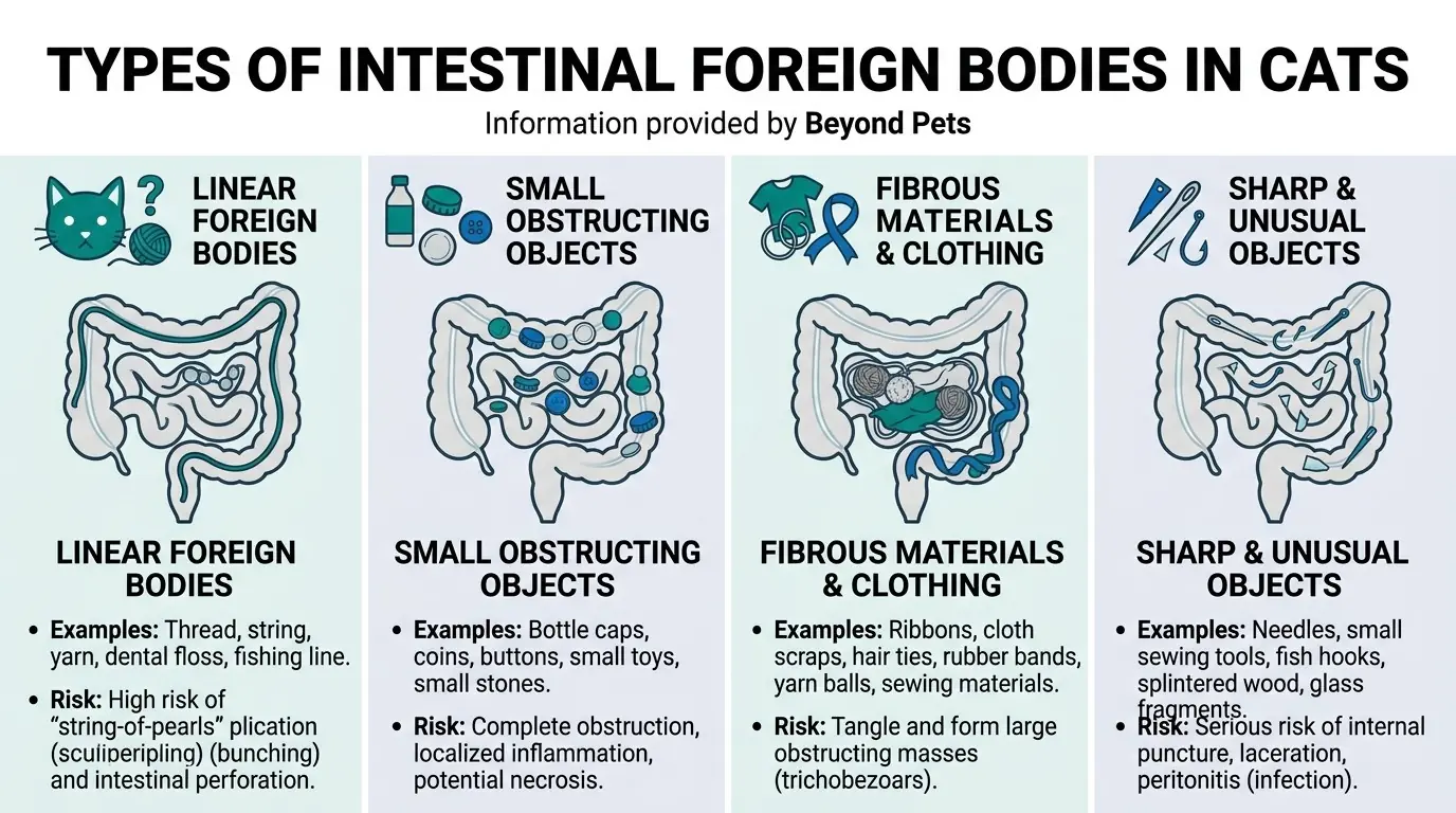 Types of Intestinal Foreign Bodies in Cats in What are Intestinal Foreign Bodies in Cats?