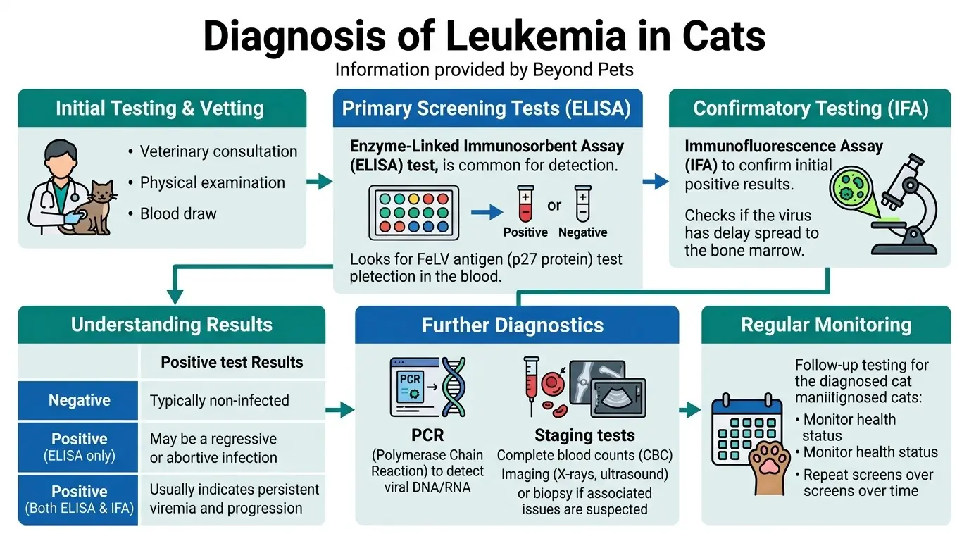 Diagnosis of Leukemia in Cats in What is Feline Leukemia Virus (FeLV)?