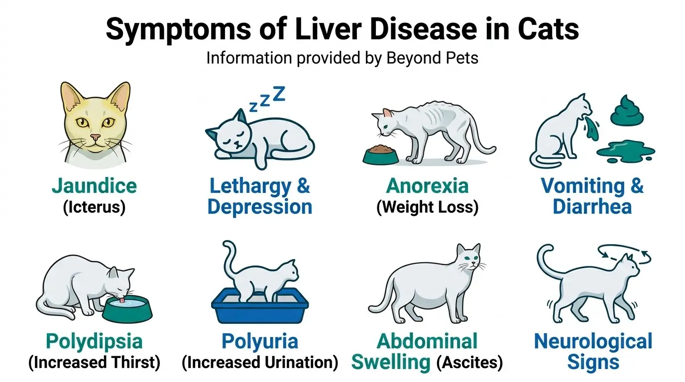 Symptoms of Liver Disease in Cats in What is Liver Disease in Cats?