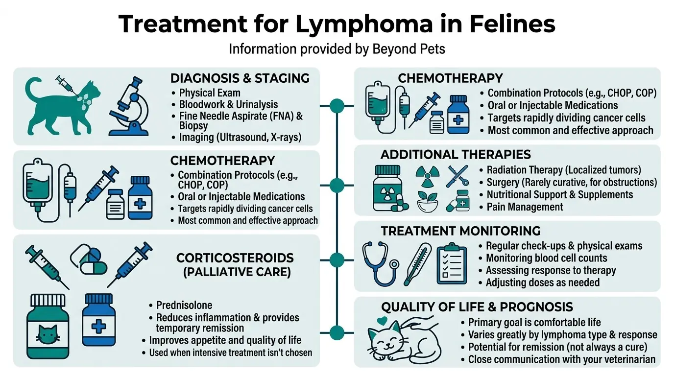 Treatment for Lymphoma in Felines in What is Lymphoma in Cats?