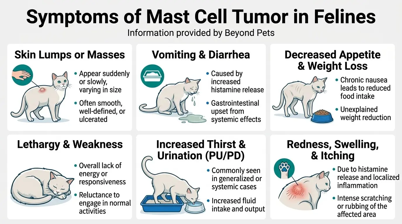 Symptoms of Mast Cell Tumor in Felines in What is Mast Cell Tumor in Cats?