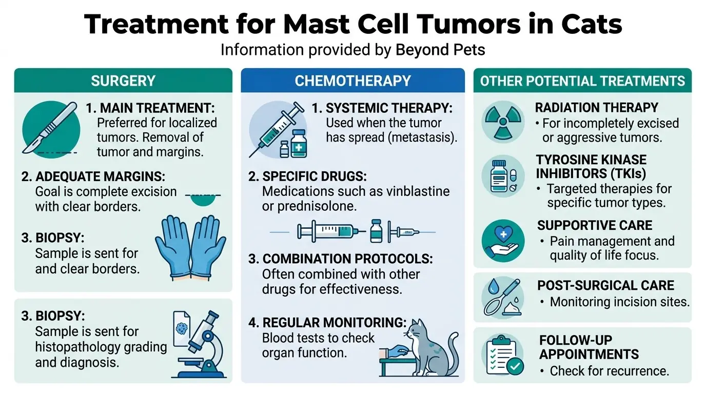 Treatment for Mast Cell Tumors in Cats in What is Mast Cell Tumor in Cats?