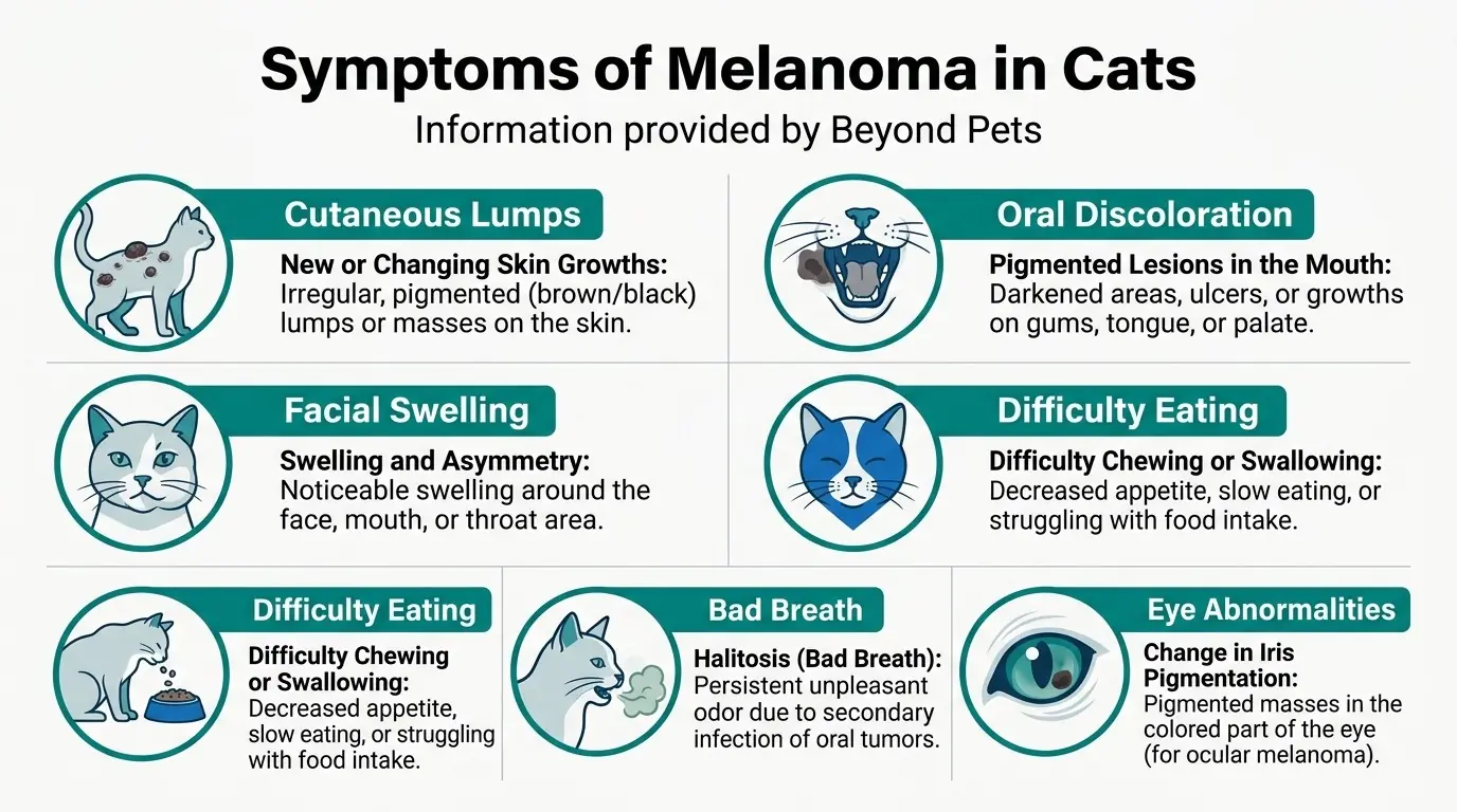 Symptoms of Melanoma in Cats in What is Melanoma in Cats?