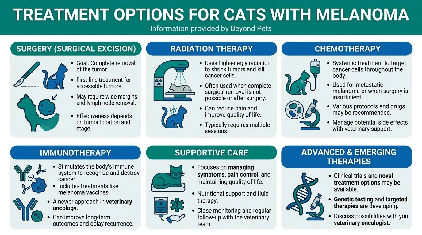 Treatment Options for Cats with Melanoma in What is Melanoma in Cats?